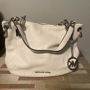 Medium White Michael Kors tote